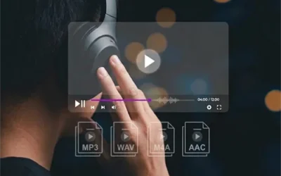 Tipos de archivos de audio para reuniones